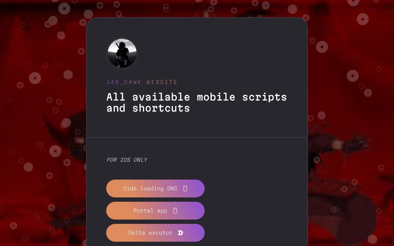JAX SCRIPTS WEBSITE Jax scripts website